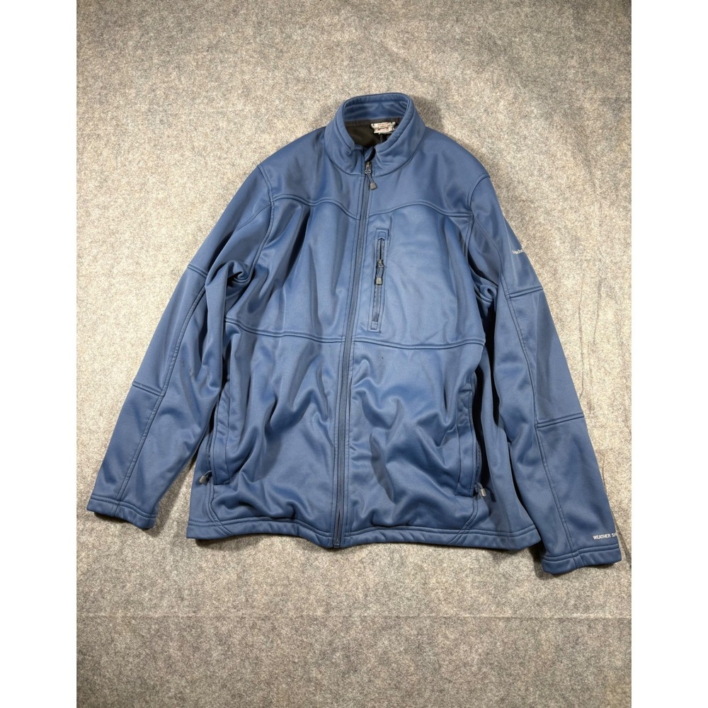 Avalanche Outdoor Supply Company Mens Blue Weather Shield Full‎ Zip Jacket XL